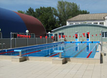 Открытый спортивный бассейн с выплывами в п. Александровка Ростовской области